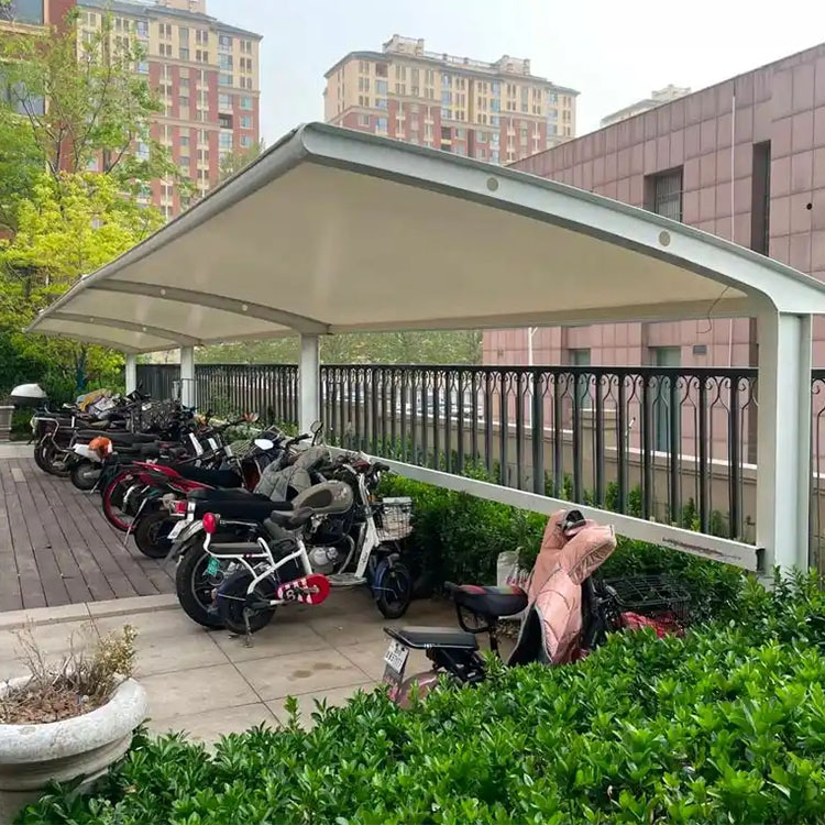 泰顺县膜结构电动车棚